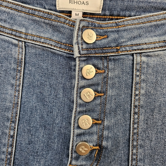 Rihoas Button Up Flare High Waist Jeans - Picture 5 of 7